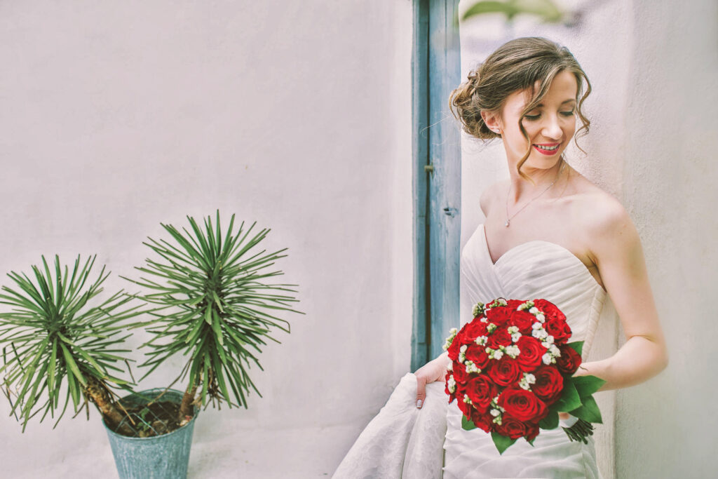 Athens Plaka Bridal Portrait