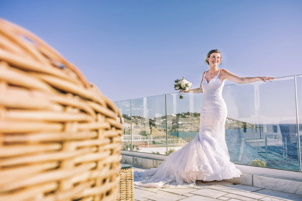 Mykonos Bridal Portrait