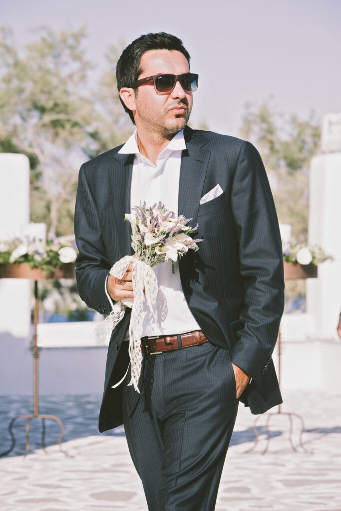 Paros wedding portrait