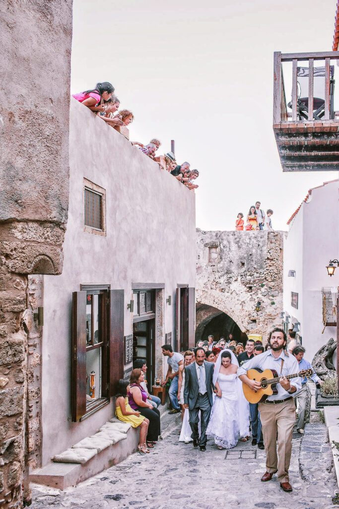 getting married in Monemvasia
