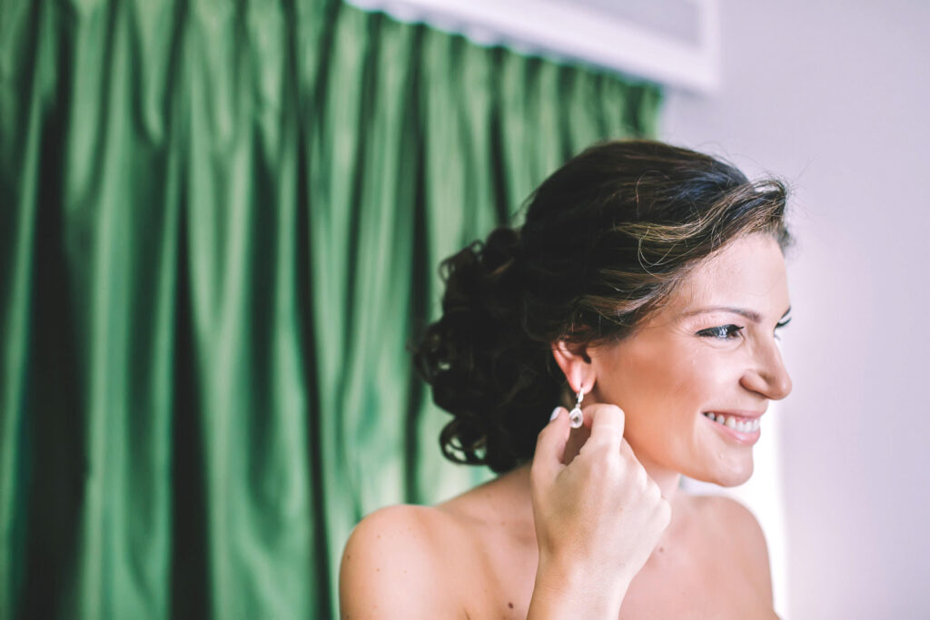 Bridal Athens Hilton portrait